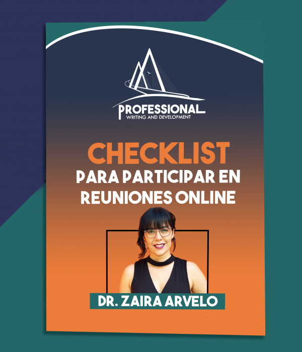 Checklist para participar en reuniones onlinen- Dr Zaira Arvelo